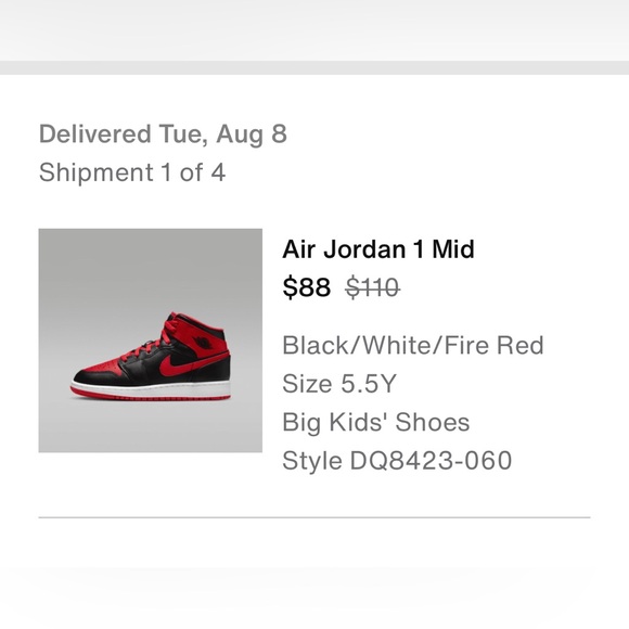 Air Jordan Mid 1 - Picture 10 of 10